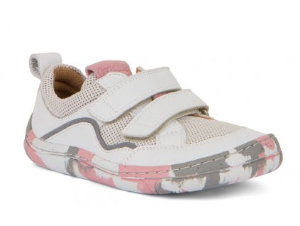 Froddo Barefoot nízke celoročné tenisky White+