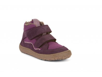 Froddo Barefoot zimné nižšie topánky Winter Wool purple G3110229 3