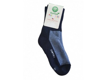 Surtex detské merino ponožky D01 riflová