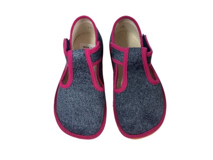Beda barefoot papuče BFN Pink Denim