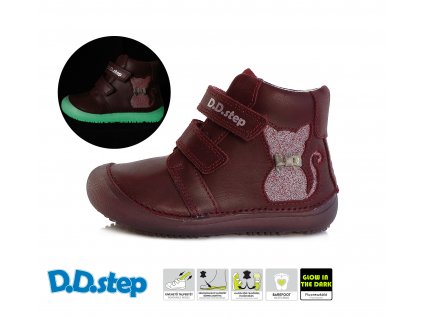 D.D.Step barefoot vyššie celoročné topánky veľ. 26-31 Raspberry DPG122A-A063-35