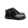 Baby Bare Shoes vyššie topánky Febo Fall Shiny Black