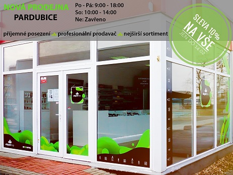 Nová prodejna Pardubice