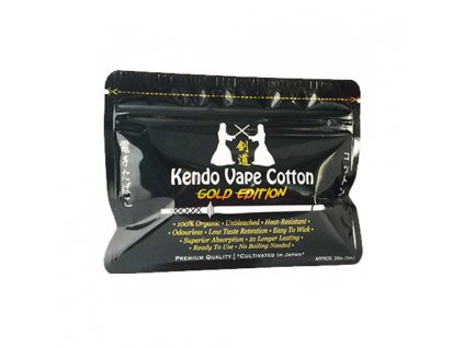 kendo vape cotton gold edition