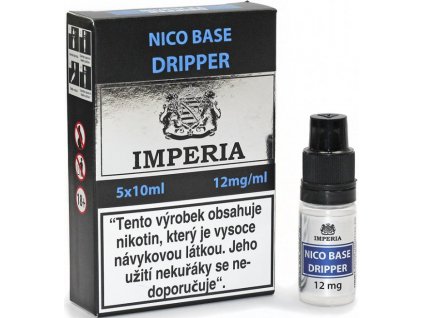 nikotinova baze cz imperia dripper 5x10ml pg30vg70 12mg