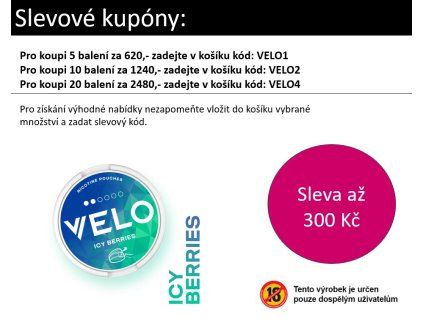 VELO Icy Berries coupon