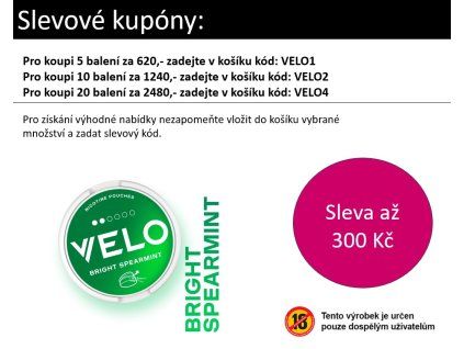 VELO Bright Spearmint coupon