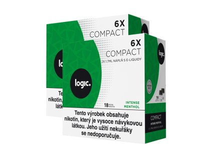 logic compact cartridge menthol 12x