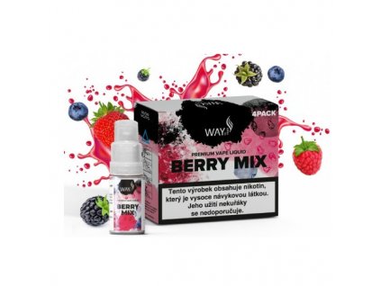 E-liquid Way To Vape Berry Mix 4x10ml