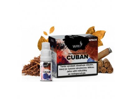 E-liquid Way To Vape Cuban 4x10ml