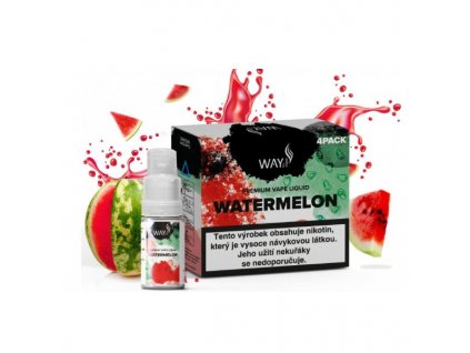liquid way to vape 4pack watermelon 4x10ml 3mg