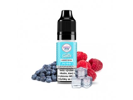 DinnerLady Salts Lifestyle MENTHOL Blueberry Menthol 10ml 20mg Bottle CZ