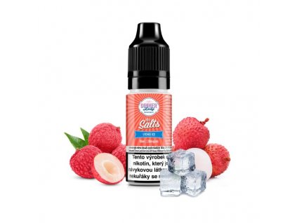 DinnerLady Salts Lifestyle ICE Lychee Ice 10ml 20mg Bottle CZ