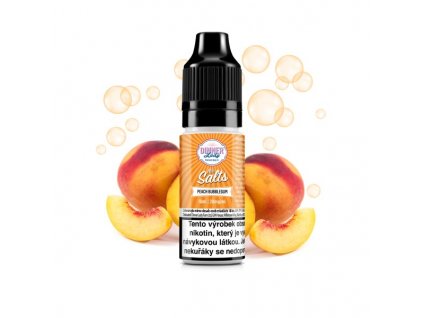 DinnerLady Salts Lifestyle SWEETS Peach Bubblegum 10ml 20mg Bottle CZ