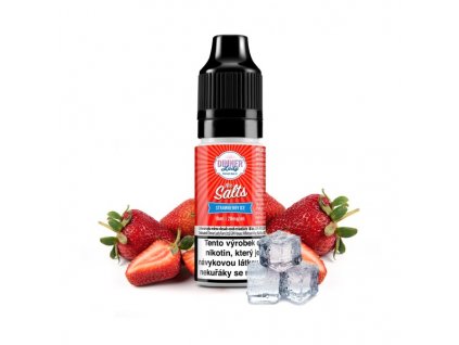 DinnerLady Salts Lifestyle ICE Strawberry Ice 10ml 20mg Bottle CZ