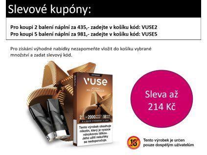 VUSE ePod Pro mild tobacco discountcode