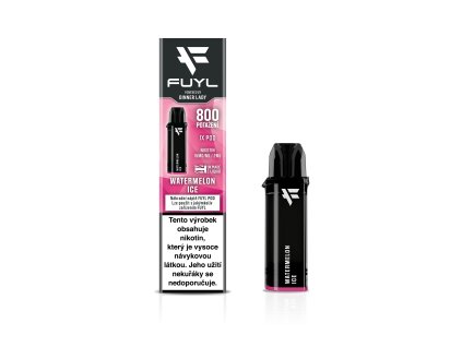 Fuyl POD 800 WATERMELON ICE Disposable Box and Pods 15mg CZ