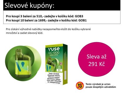 Vuse Go box Green Apple
