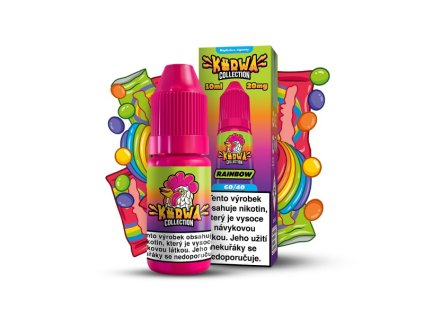 E liquid KURWA Rainbow can+small box+composition