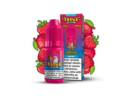E liquid KURWA Lychee Strawberry can+small box+composition