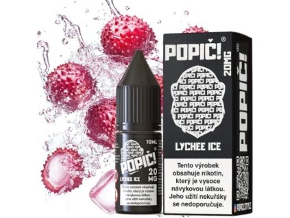 e-liquid POPIČ! Salt Lychee Ice 10ml