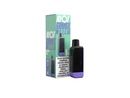 RIOT Connex 1000 Pod Grape Ice 10mg