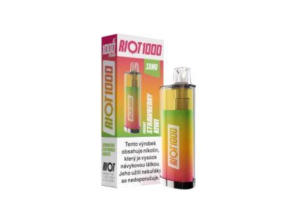 Riot 1000 strawberry kiwi box device