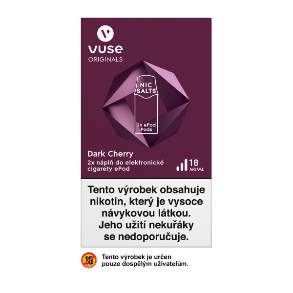 British American Tobacco VUSE ePod náplň Dark Cherry 2ml 18mg - 2ks