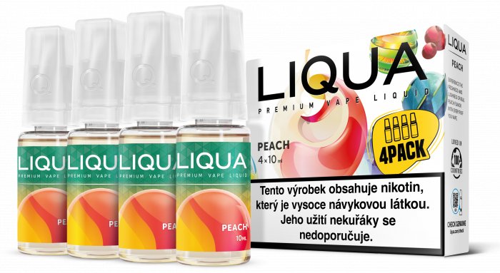 RITCHY e-liquid LIQUA Elements Peach 10ml 4x10ml Obsah nikotinu: 3mg