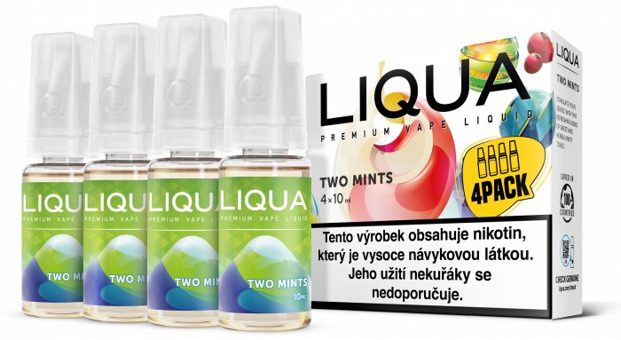 RITCHY e-liquid LIQUA Elements Two Mints 10ml 4x10ml Obsah nikotinu: 12mg
