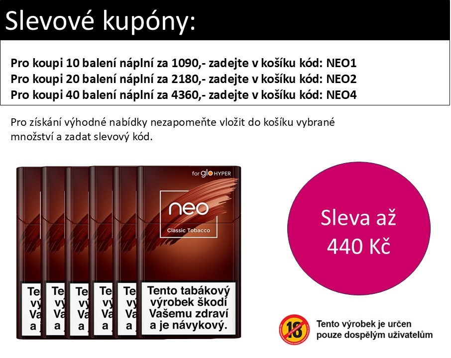 British American Tobacco Náplň Glo NEO Sticks Classic Tobacco