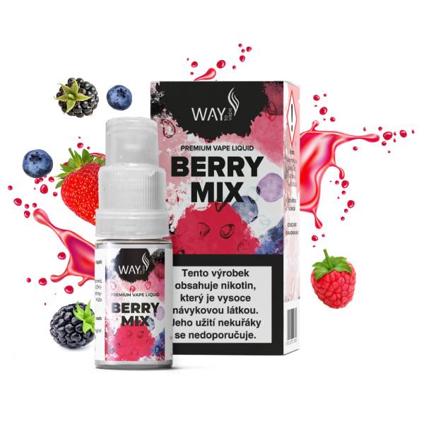 E-liquid Way To Vape Berry Mix 10ml Obsah nikotinu: 18mg