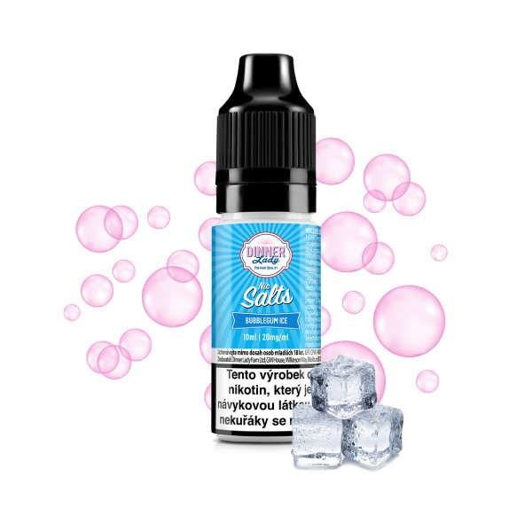 e-liquid Dinner Lady Bubblegum Ice 10ml Obsah nikotinu: 20mg