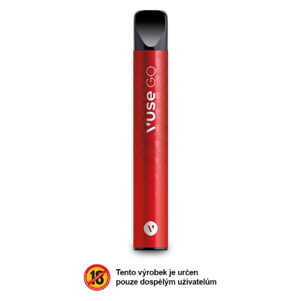 British American Tobacco Vuse GO 700 jednorázová e-cigareta Strawberry Ice