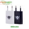 Síťový adaptér s USB 1A (1000mAh) - černý