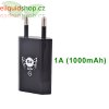 Síťový adaptér s USB 1A (1000mAh) - černý