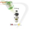 SQUAPE E Motion RTA 4,5ml atomizér Full Colored Edition - Zelená