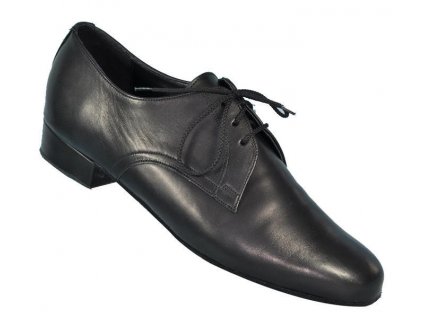 Taneční boty Bábor S6 kůže černá podpatek 2,5 cm