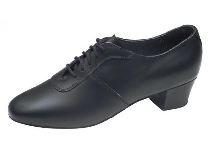 Taneční boty BÁBOR L5 kůže černá podpatek 2,5 cm