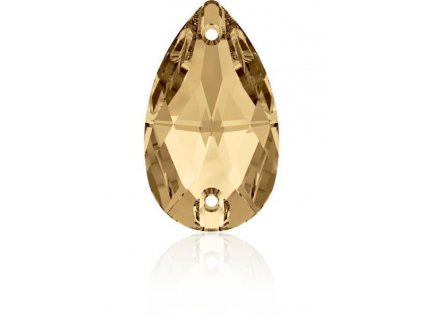 Swarovski DROP 3230 - 12x7mm  Golden Shadow