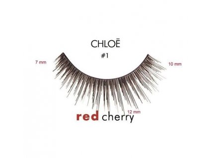 Nalepovací řasy Red Cherry  01 CHLOE