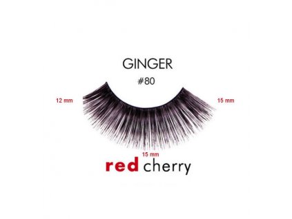 Nalepovací řasy Red Cherry  80 GINGER