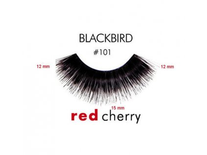 Nalepovací řasy Red Cherry  101 BLACKBIRD