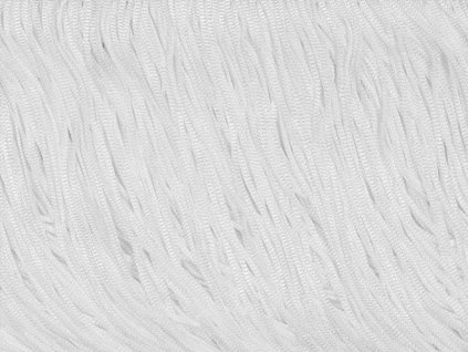 Třásně elastické WHITE délka 10cm