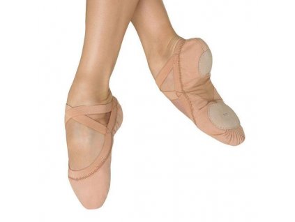 Baletní piškoty Bloch PRO ELASTIC S0621L látka tělová