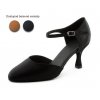 Taneční boty Tango 142G satén černá podpatek 5 cm