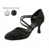 Taneční boty Tango 147D satén černá podpatek 5 cm