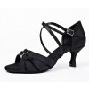 Taneční boty Tango 160D satén černá podpatek 5 cm