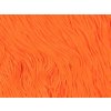 Třásně neelastické FLUORESCENT ORANGE délka 15 cm