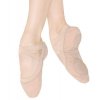 Baletní obuv BLOCH PRO ELASTIC látka růžovo-tělová